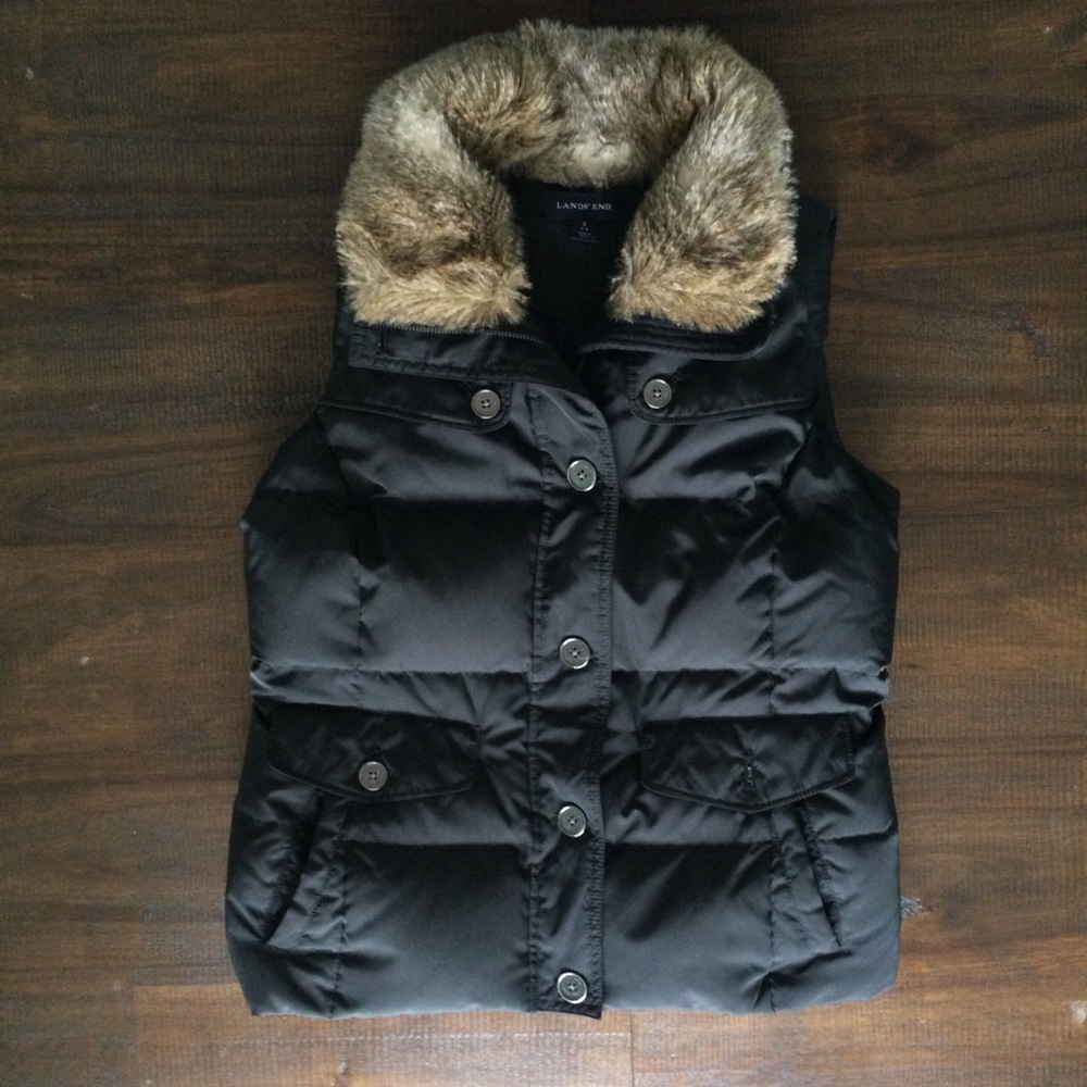 Lands End Puffer Vest Outerwear Winter